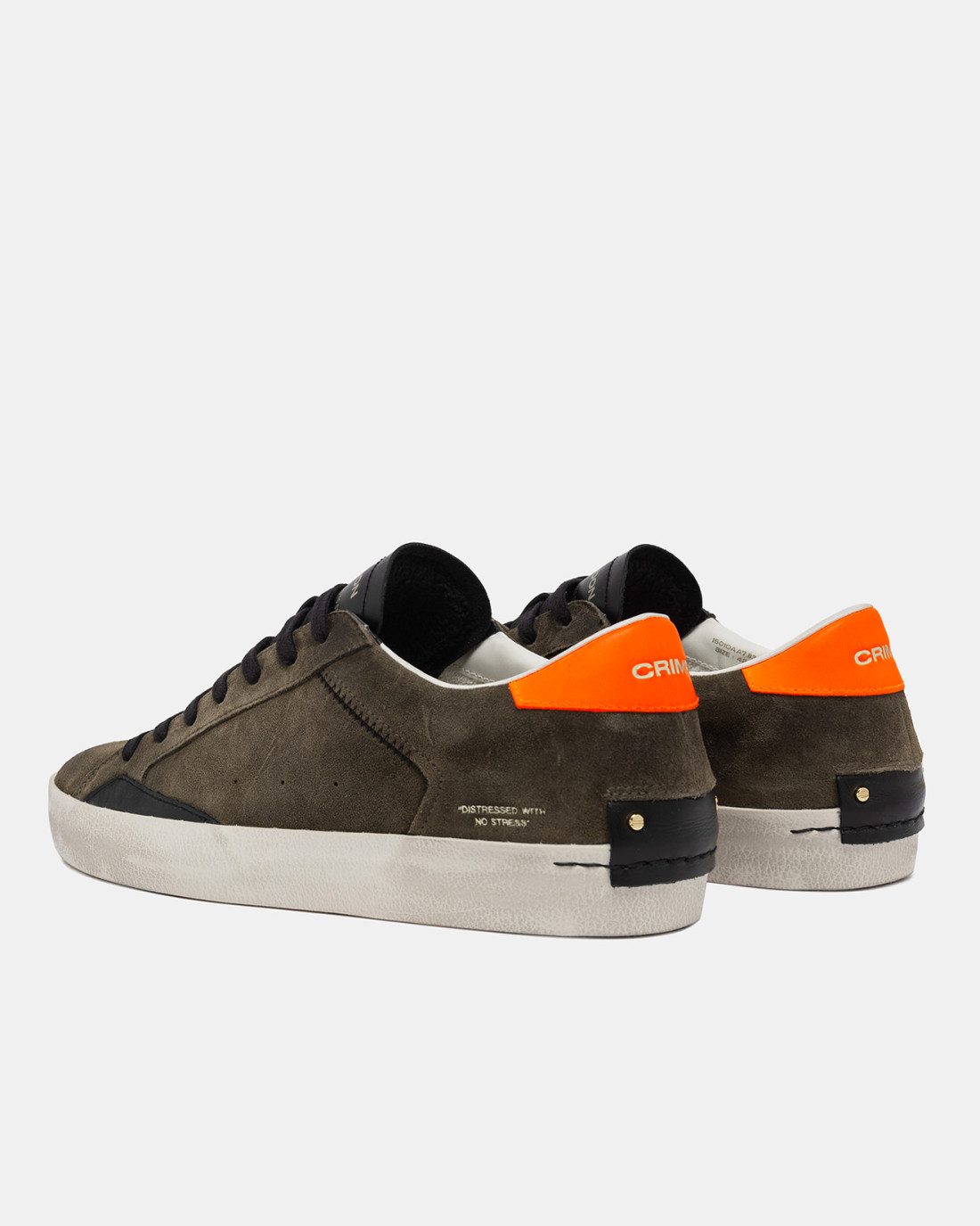 CRIME LONDON: DISTRESSED MILITARY GREEN