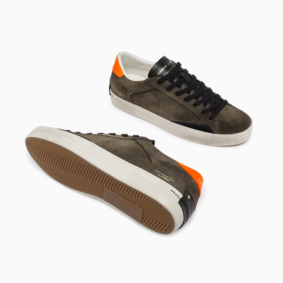 CRIME LONDON: DISTRESSED MILITARY GREEN