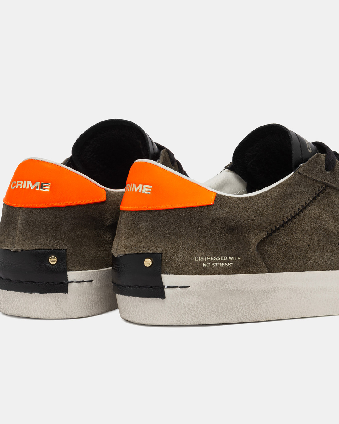 CRIME LONDON: DISTRESSED MILITARY GREEN