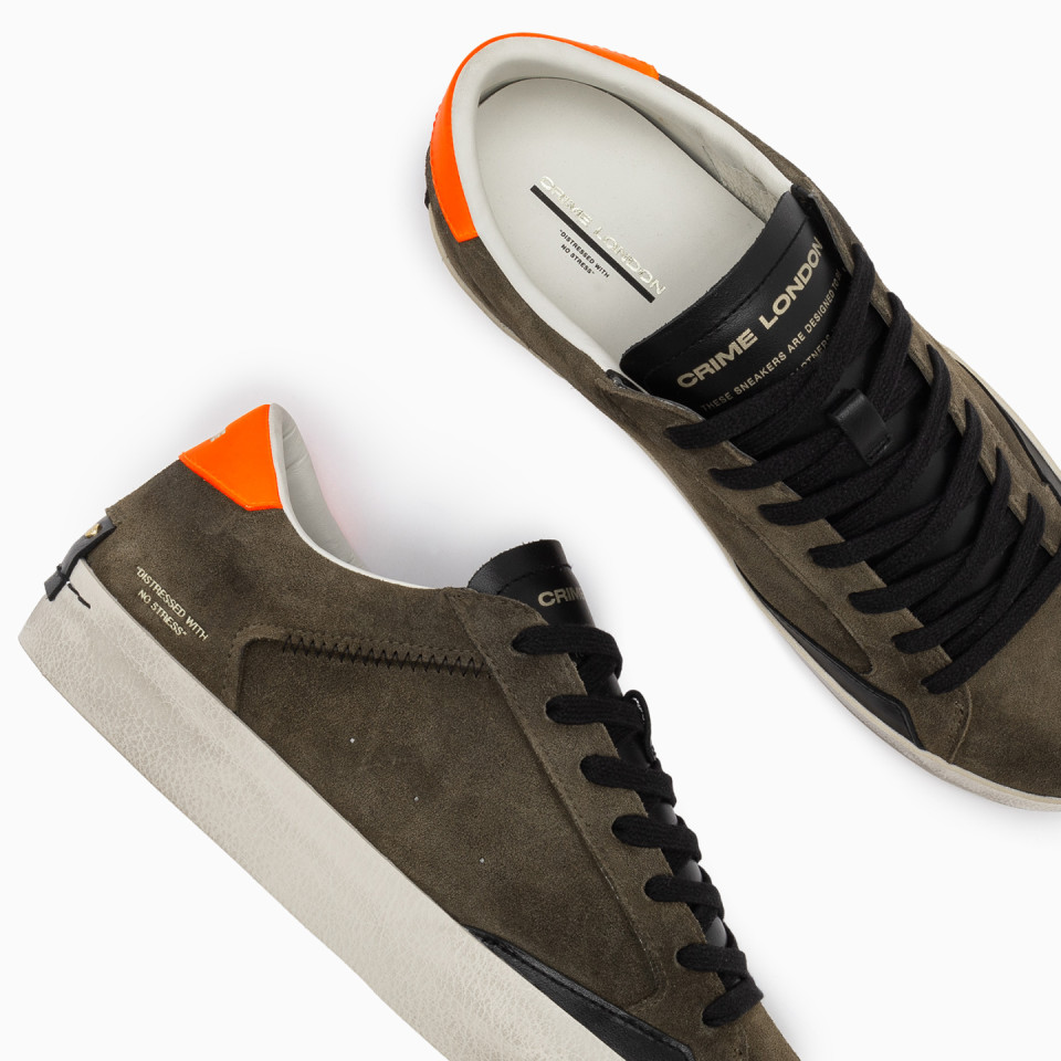 CRIME LONDON: DISTRESSED MILITARY GREEN