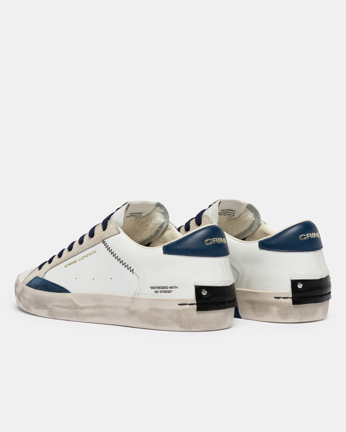 CRIME LONDON: DISTRESSED NAVY BLUE