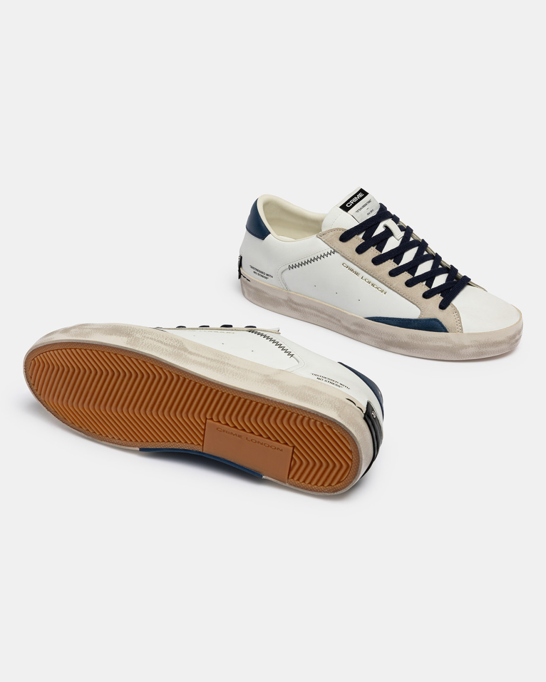 CRIME LONDON: DISTRESSED NAVY BLUE