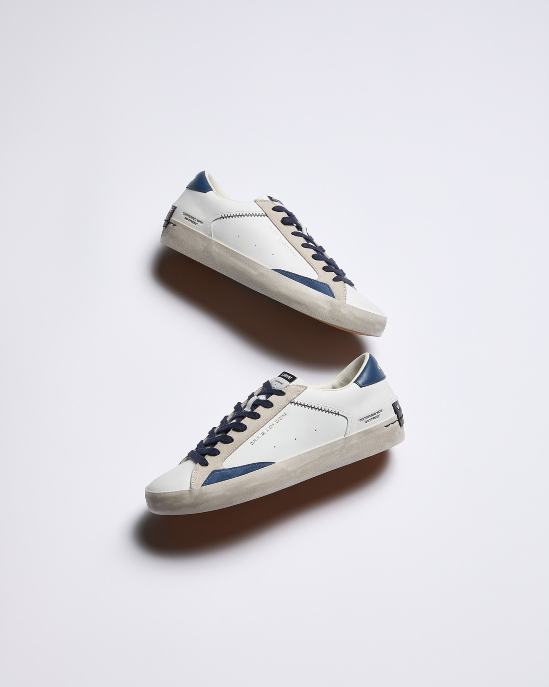 CRIME LONDON: DISTRESSED NAVY BLUE