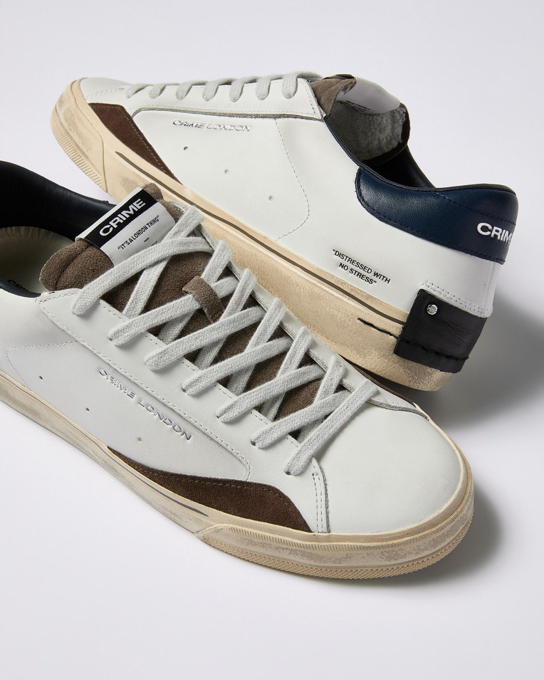 CRIME LONDON: DISTRESSED 2.0 NAVY OAK