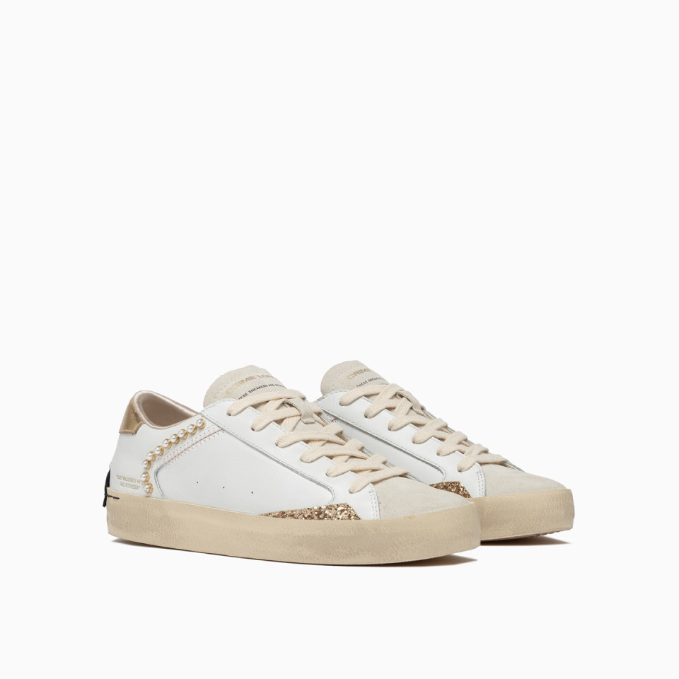CRIME LONDON: DISTRESSED OYSTER WHITE