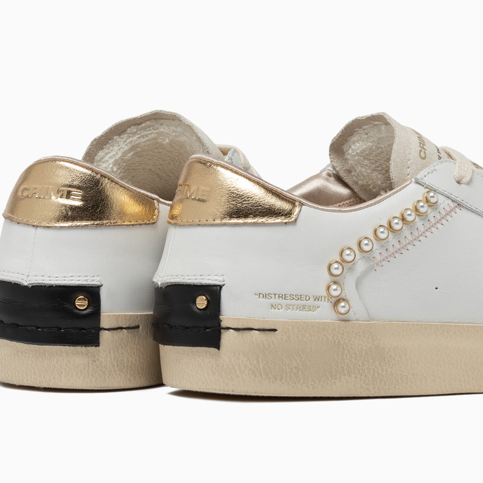 CRIME LONDON: DISTRESSED OYSTER WHITE