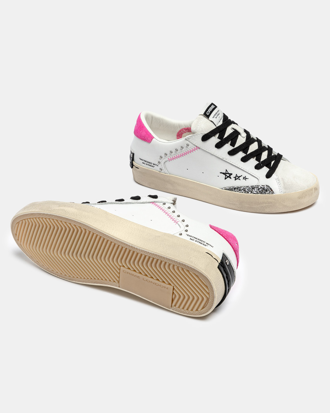 CRIME LONDON: DISTRESSED PINK ME UP