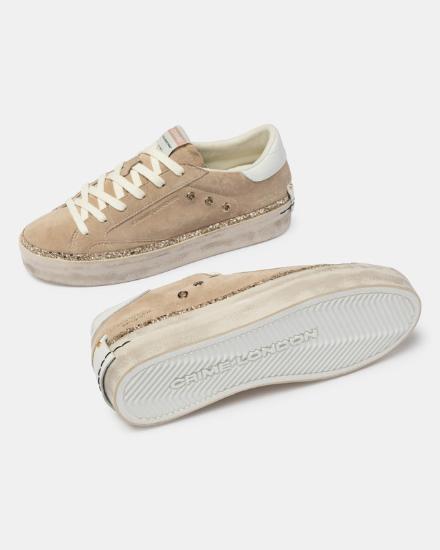 DISTRESSED PLATFORM CARAMEL BRÛLÉE