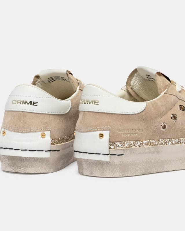 DISTRESSED PLATFORM CARAMEL BRÛLÉE