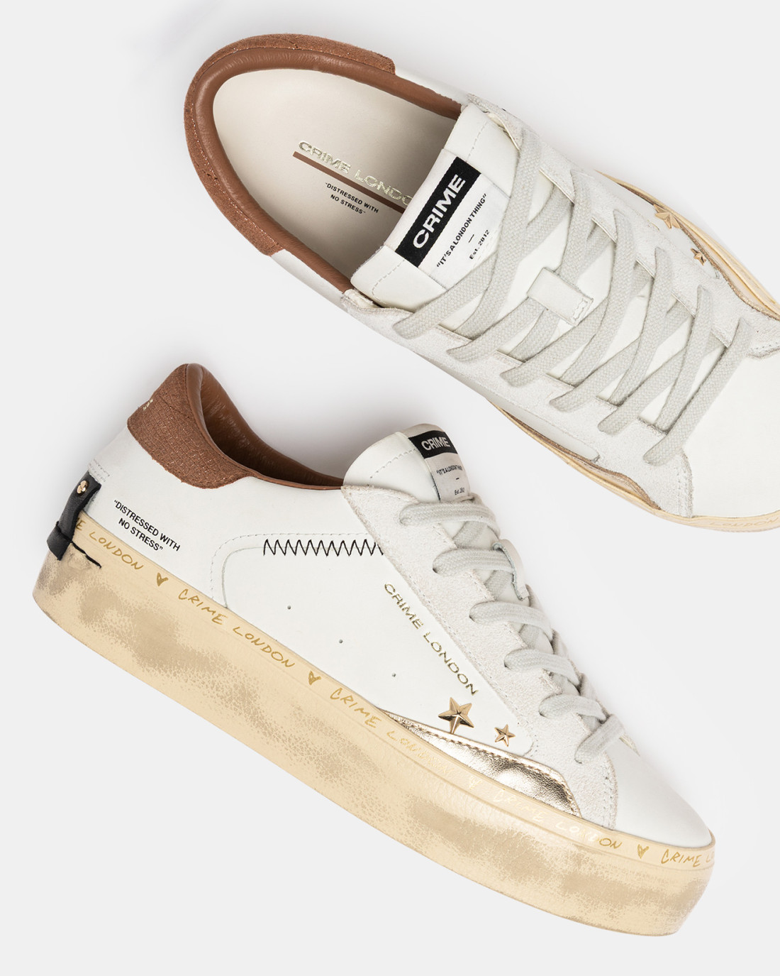 CRIME LONDON: DISTRESSED PLATFORM GOLDEN STAR