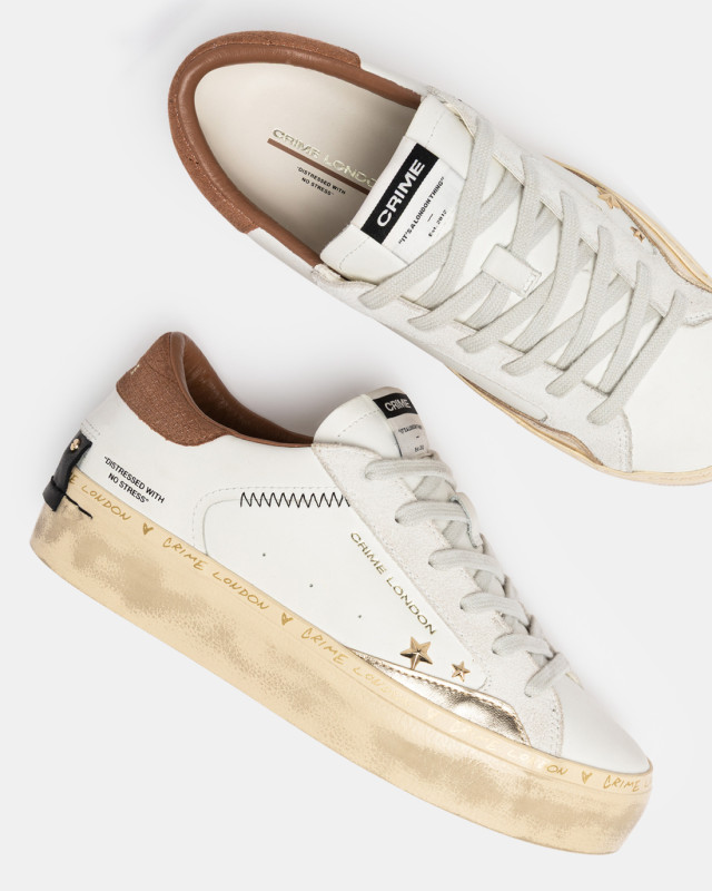DISTRESSED PLATFORM GOLDEN STAR
