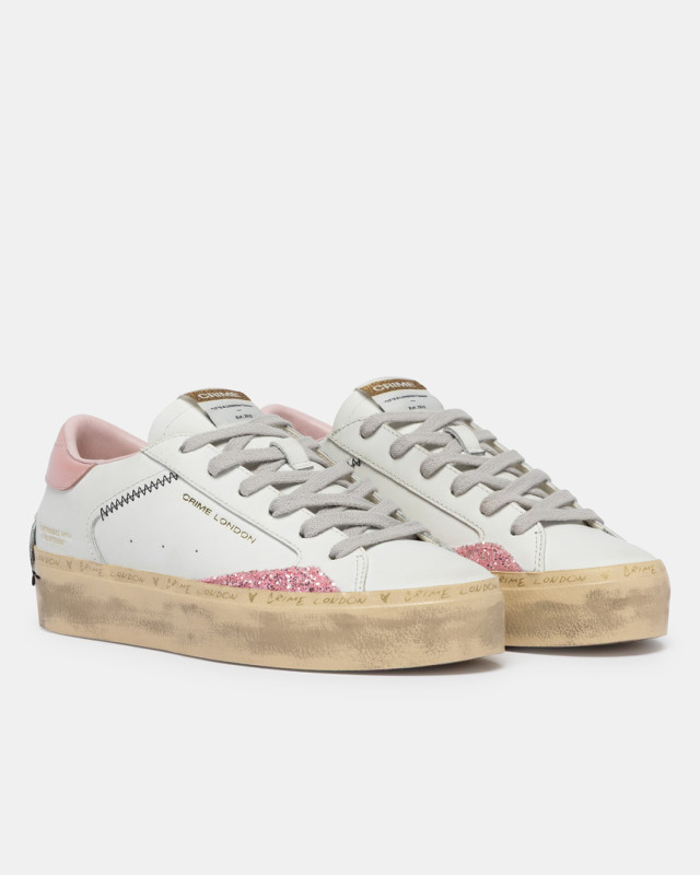 DISTRESSED PLATFORM PINK BLOSSOM