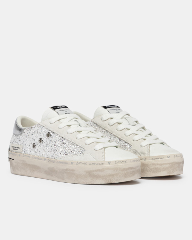 DISTRESSED PLATFORM SILVER DUST