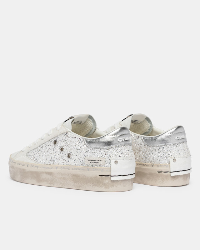 DISTRESSED PLATFORM SILVER DUST
