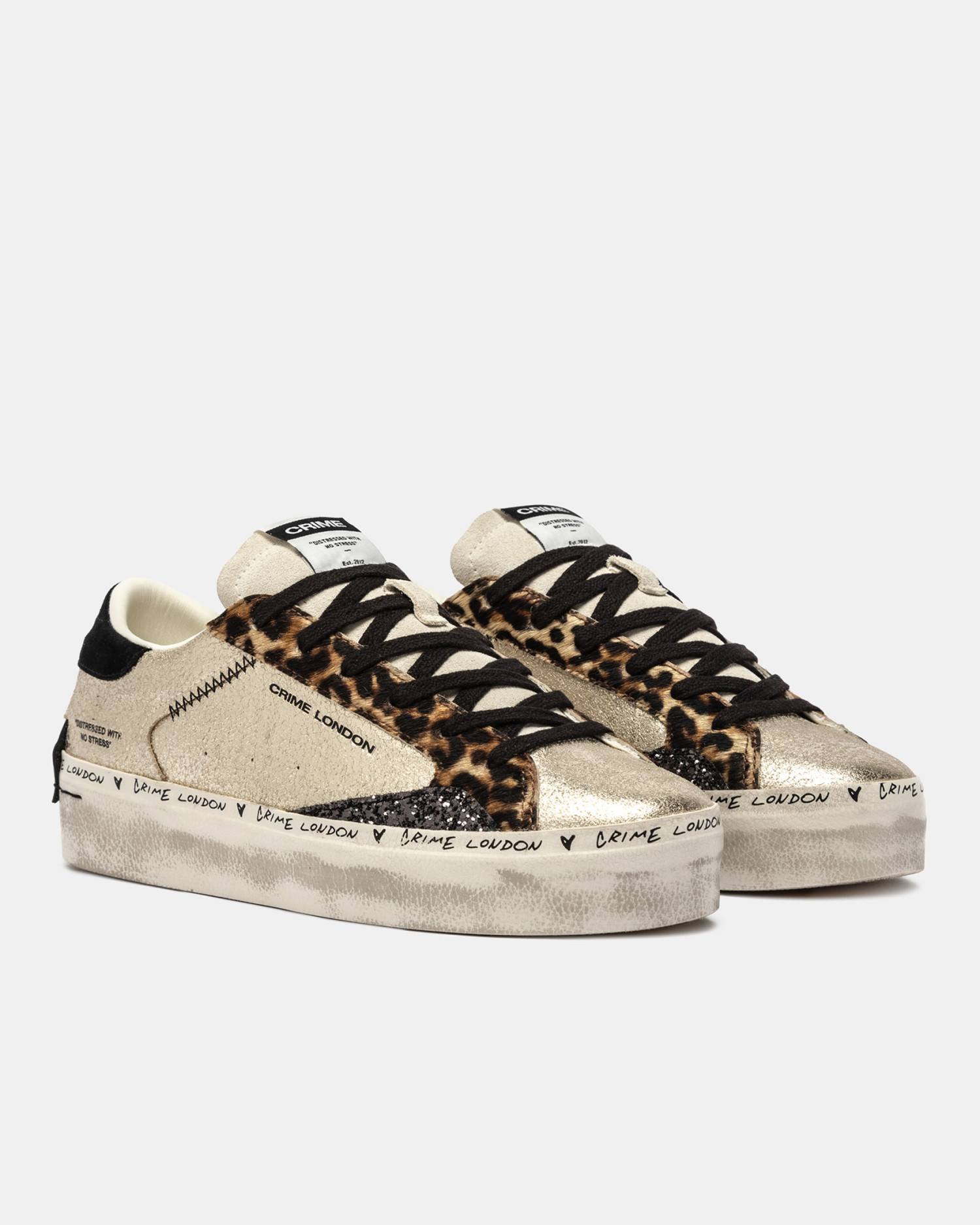 Distressed Platform Sweet Like Honey | Crime London