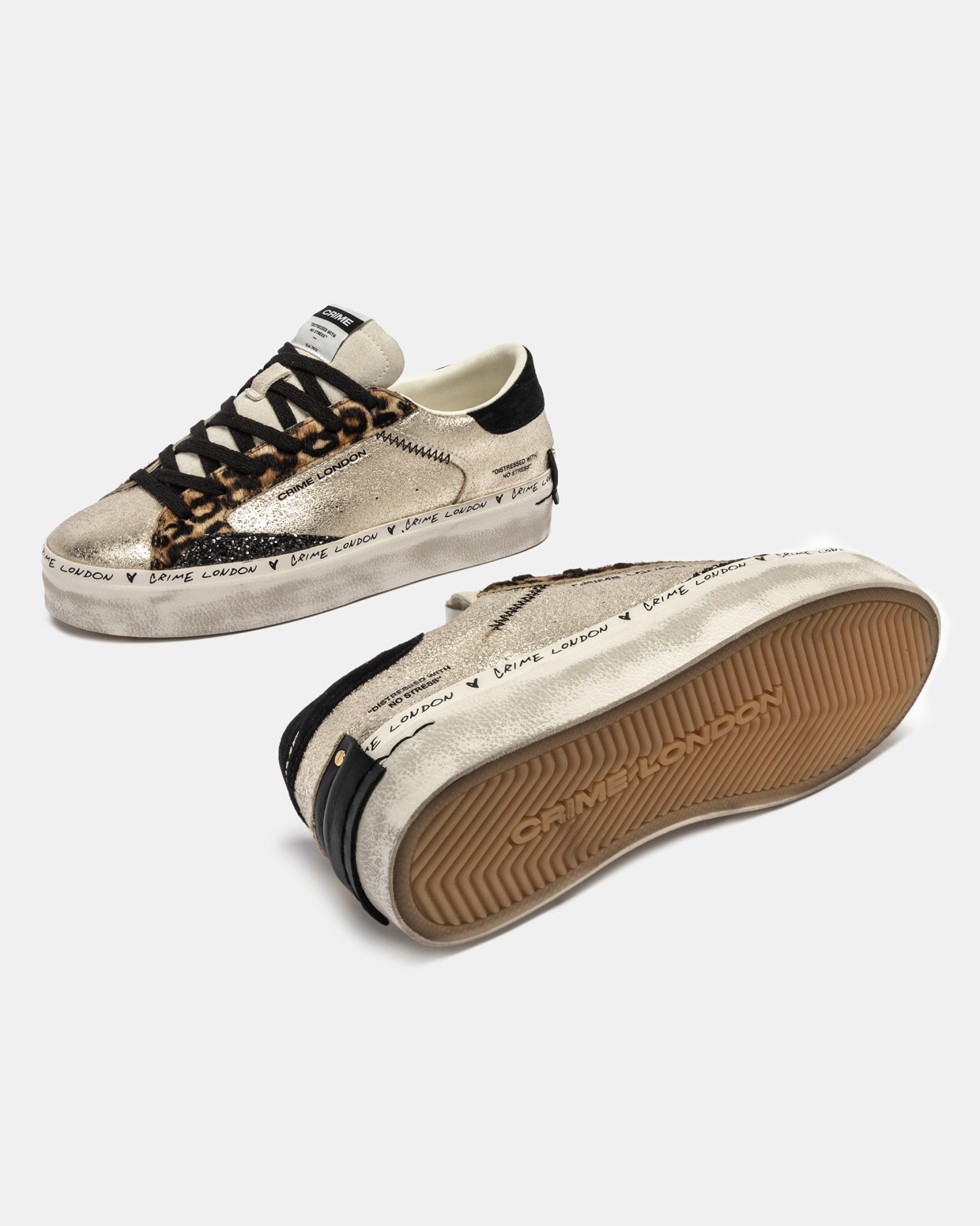 Distressed Platform Sweet Like Honey | Crime London