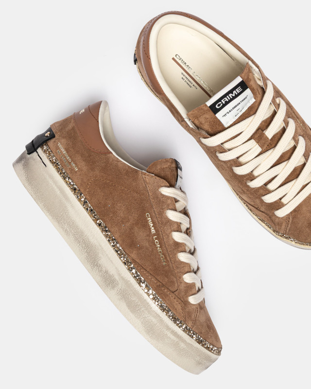DISTRESSED PLATFORM TOFFEE MOCHA