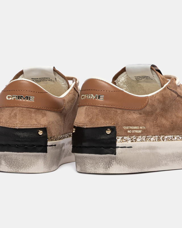 DISTRESSED PLATFORM TOFFEE MOCHA