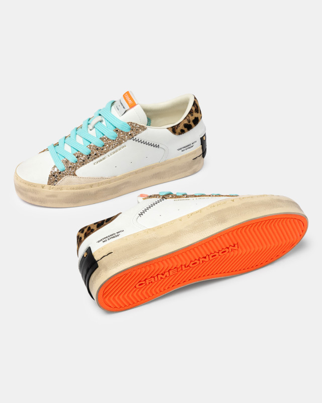 DISTRESSED PLATFORM TROPICAL GOLD