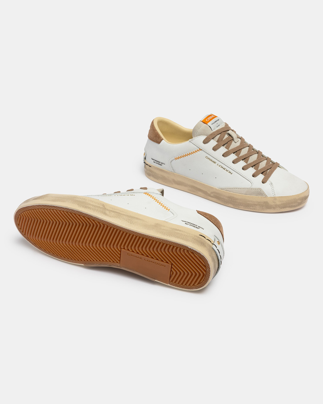 CRIME LONDON: DISTRESSED SADDLE BROWN