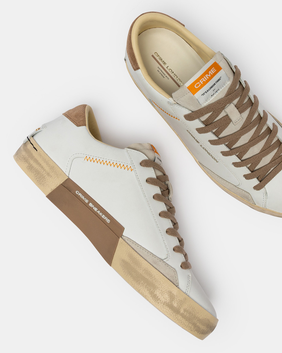 CRIME LONDON: DISTRESSED SADDLE BROWN