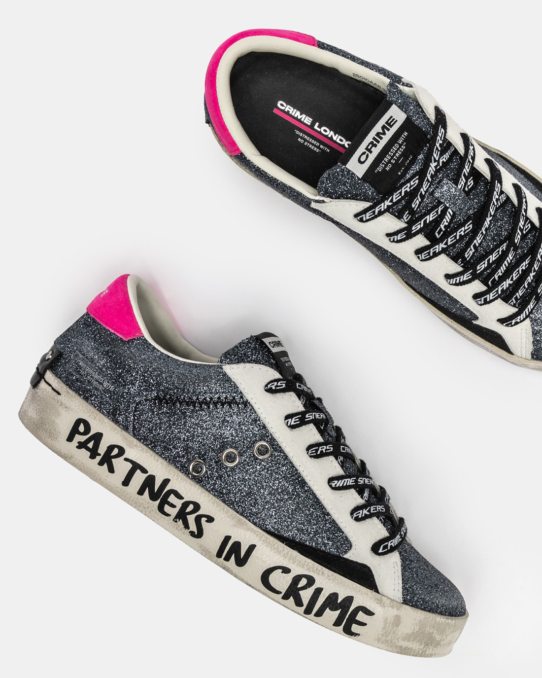 CRIME LONDON: DISTRESSED SHIMMERY