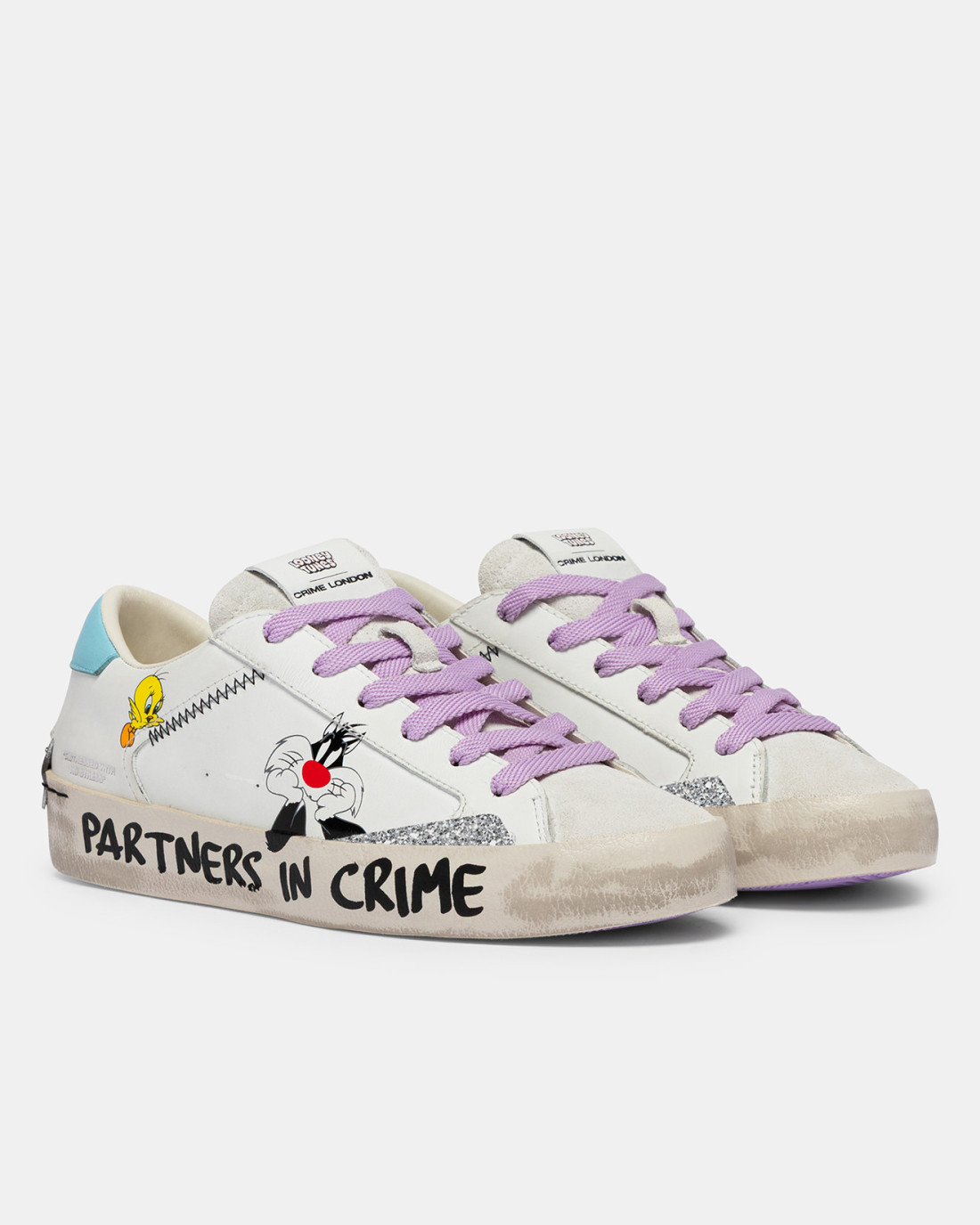 CRIME LONDON: DISTRESSED SYLVESTER & TWEETY BIRD