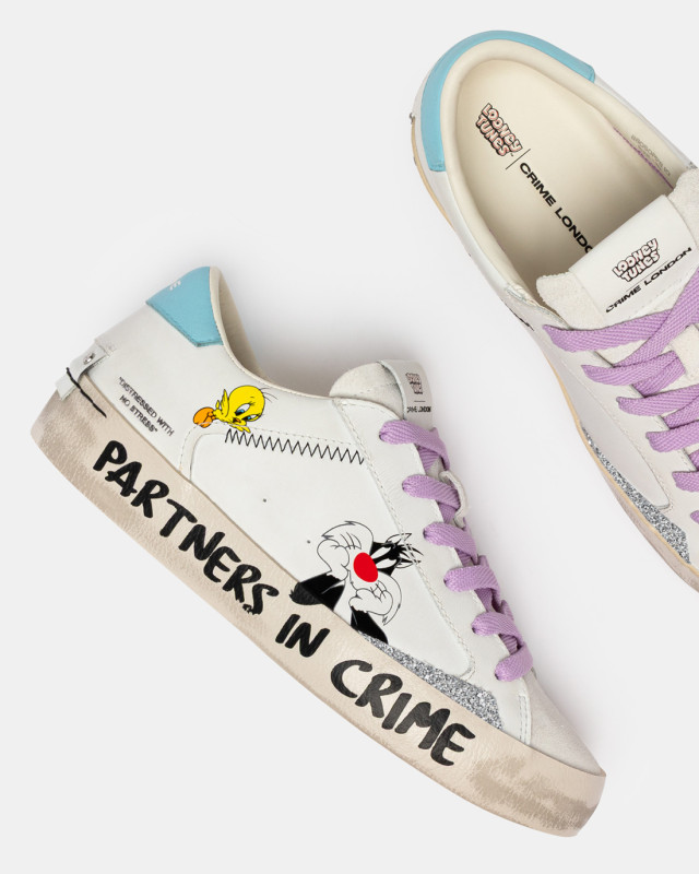 DISTRESSED SYLVESTER & TWEETY BIRD