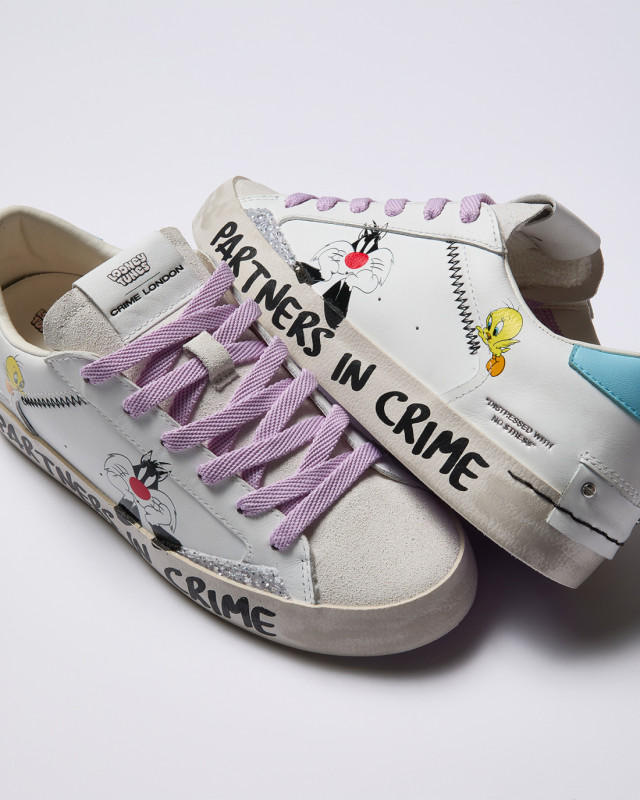 DISTRESSED SYLVESTER & TWEETY BIRD