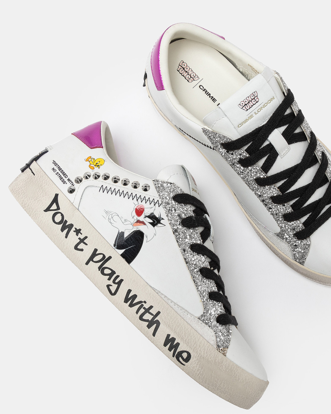 CRIME LONDON: DISTRESSED TWEETY & SYLVESTER