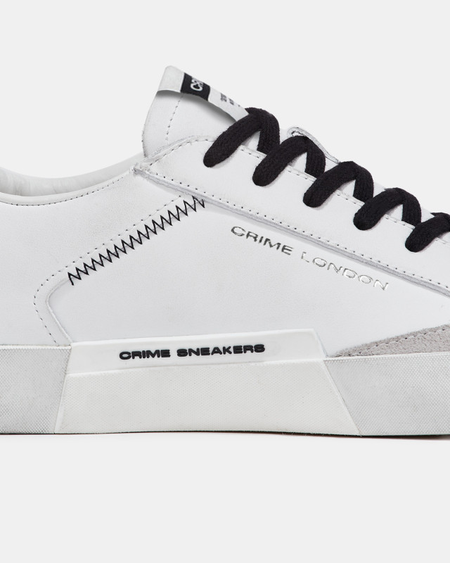 DISTRESSED WHITE-BLACK