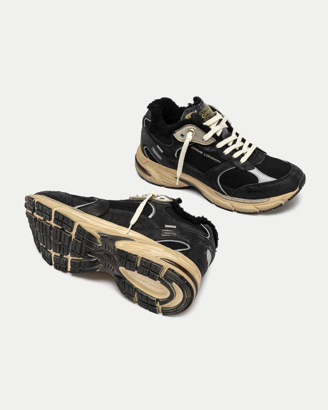 CRIME LONDON: FUGITIVE 9094 SMOKEY BLACK FUZZ