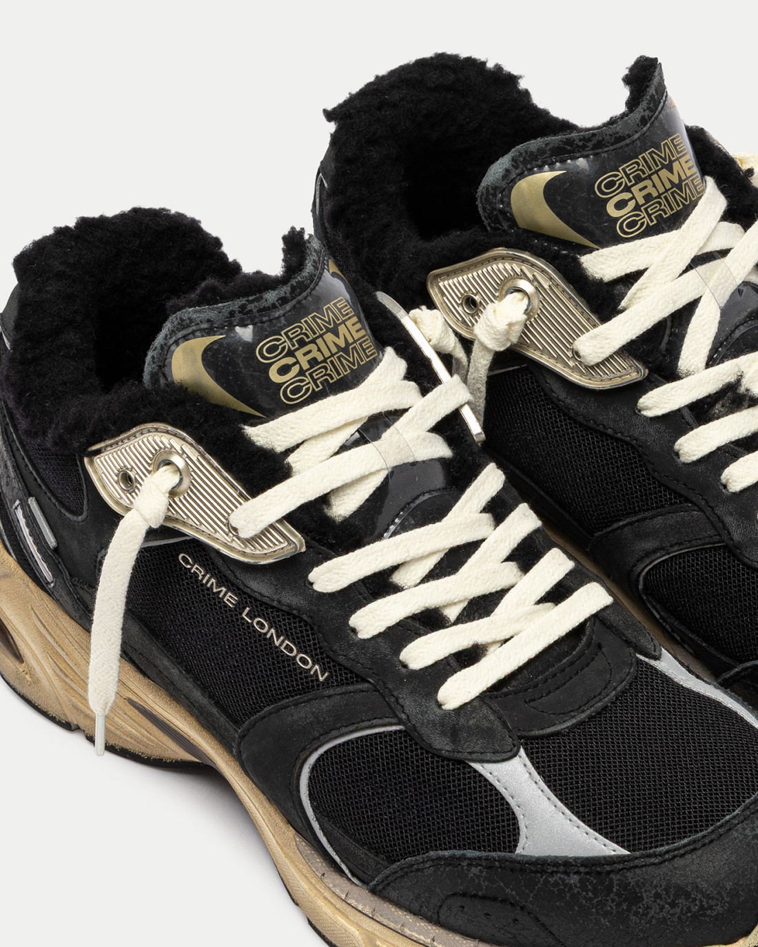 CRIME LONDON: FUGITIVE 9094 SMOKEY BLACK FUZZ