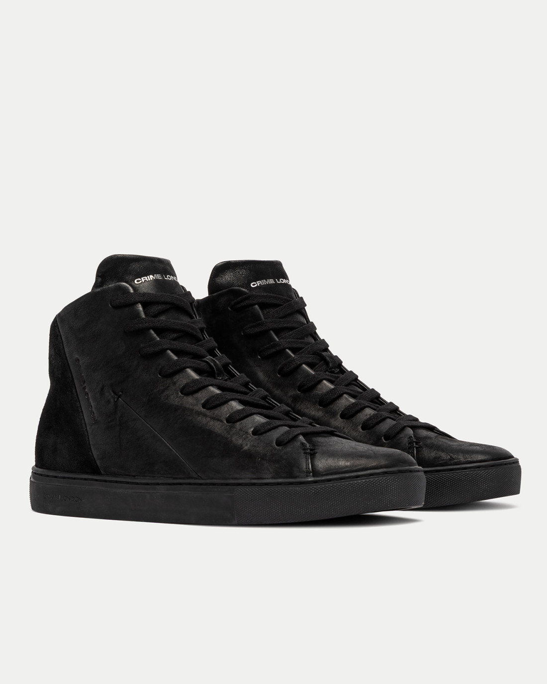 CRIME LONDON: HIGH TOP MINIMAL BLACK
