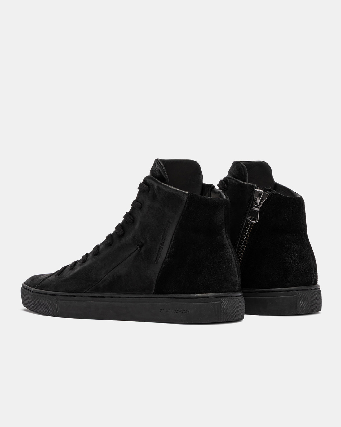 CRIME LONDON: HIGH TOP MINIMAL BLACK