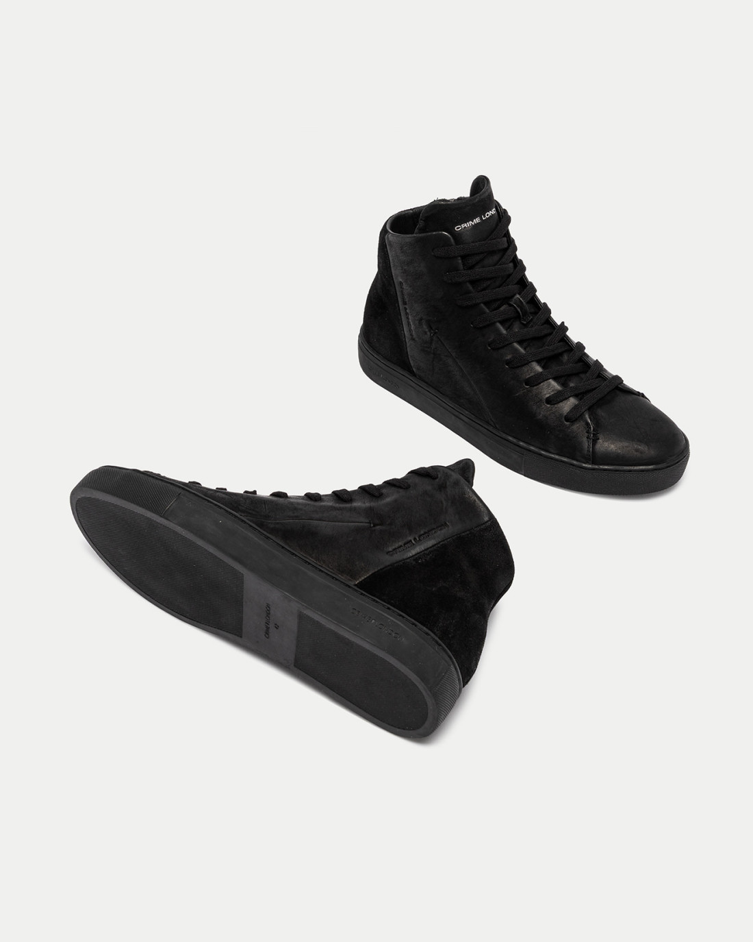 CRIME LONDON: HIGH TOP MINIMAL BLACK