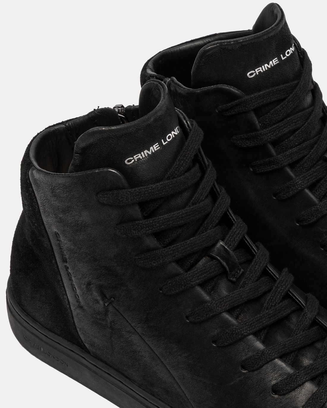 CRIME LONDON: HIGH TOP MINIMAL BLACK