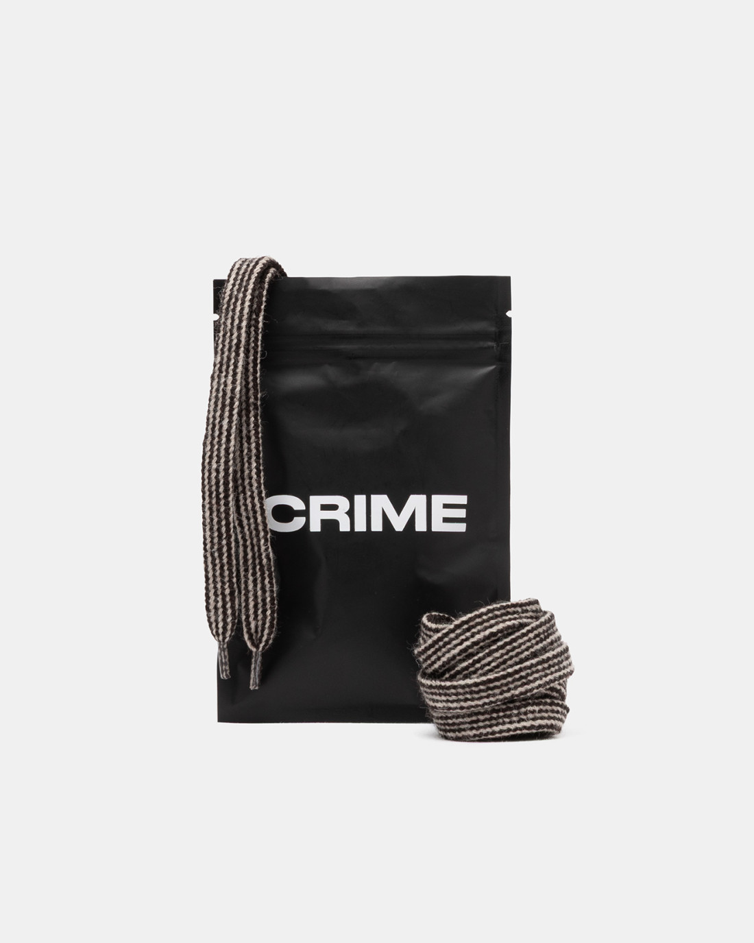 CRIME LONDON: LACES BROWN BLACK