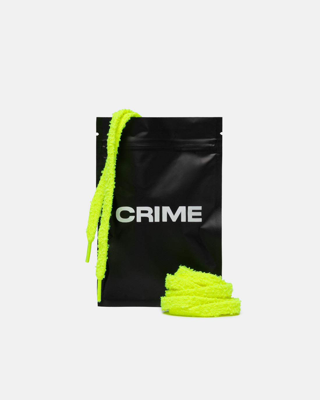 CRIME LONDON: LACES FUZZY YELLOW
