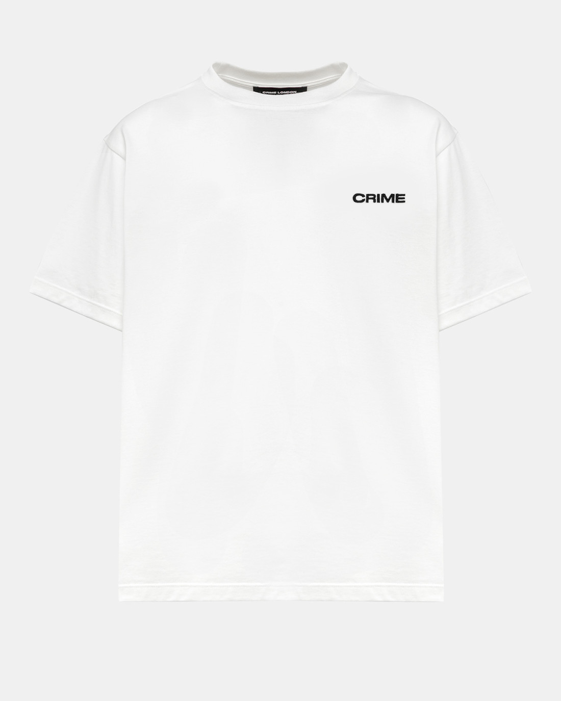 CRIME LONDON: LOOSE FIT CREW NECK T-SHIRT MAKE LOVE NOT WAR