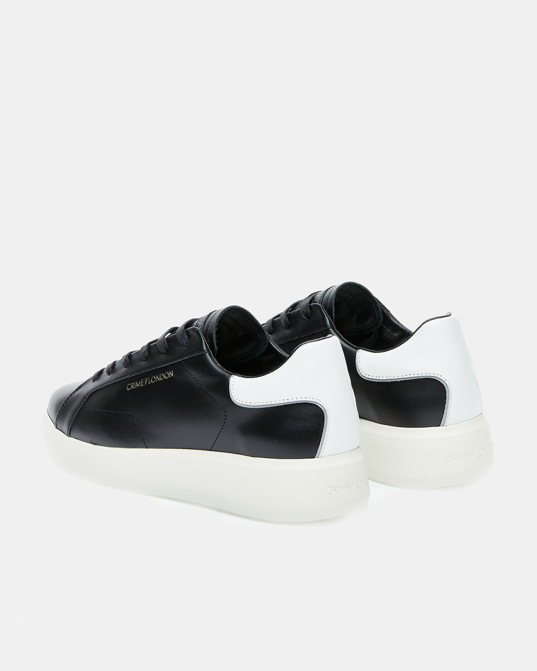 CRIME LONDON: LOW TOP LEVEL UP  BLACK-WHITE