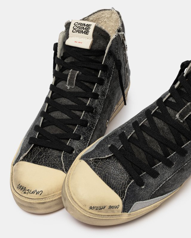 RECUT HIGH BLACK CHARCOAL