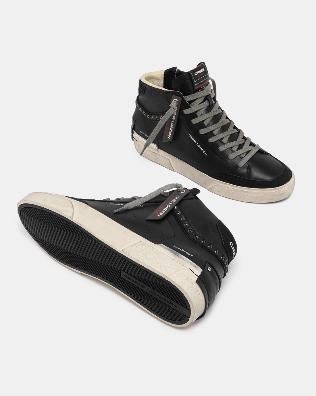 CRIME LONDON: RECUT HIGH DUSKY BLACK