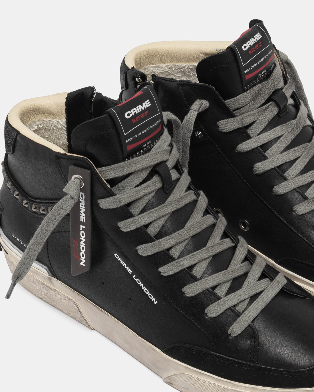 CRIME LONDON: RECUT HIGH DUSKY BLACK