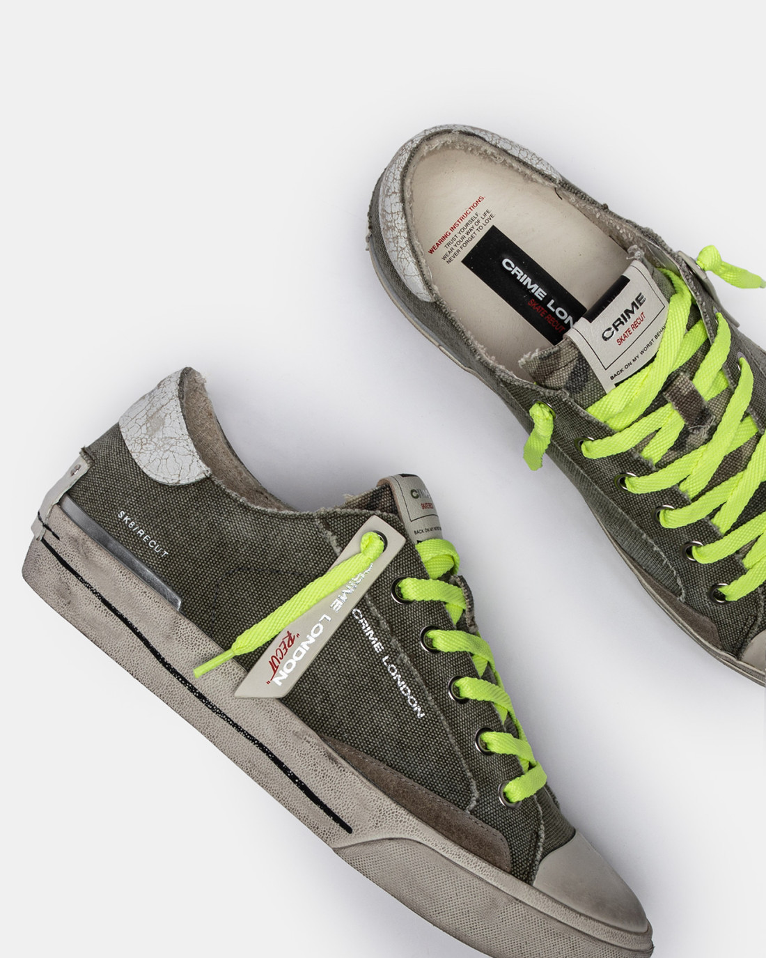 CRIME LONDON: RECUT LOW CACTUS GREEN