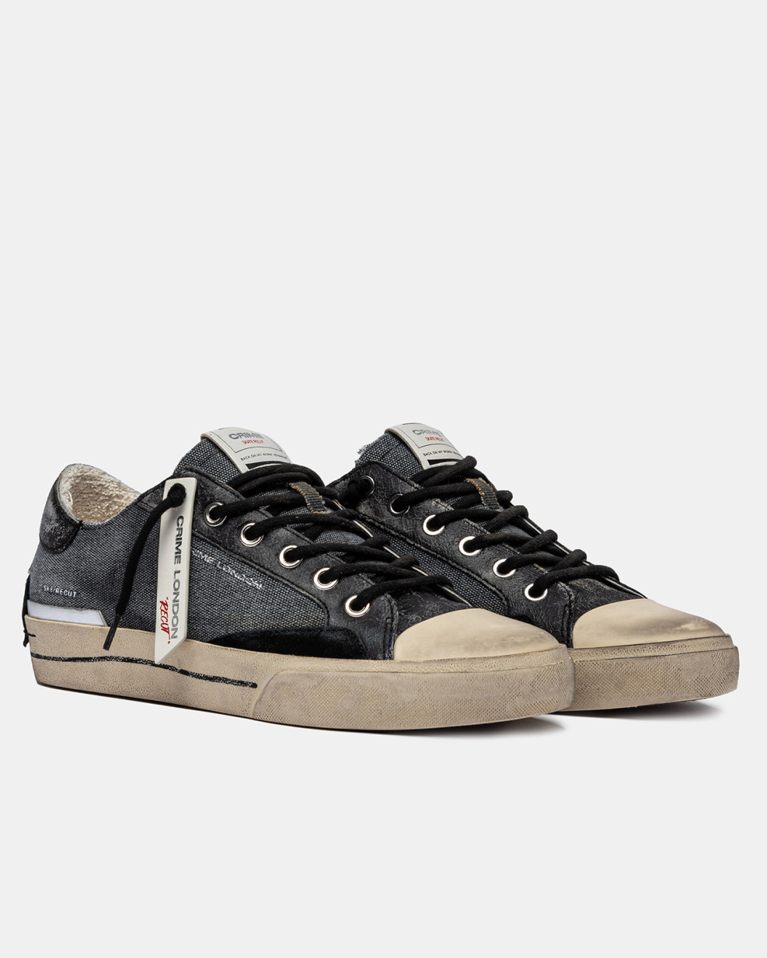 CRIME LONDON: RECUT LOW FADED CARBON