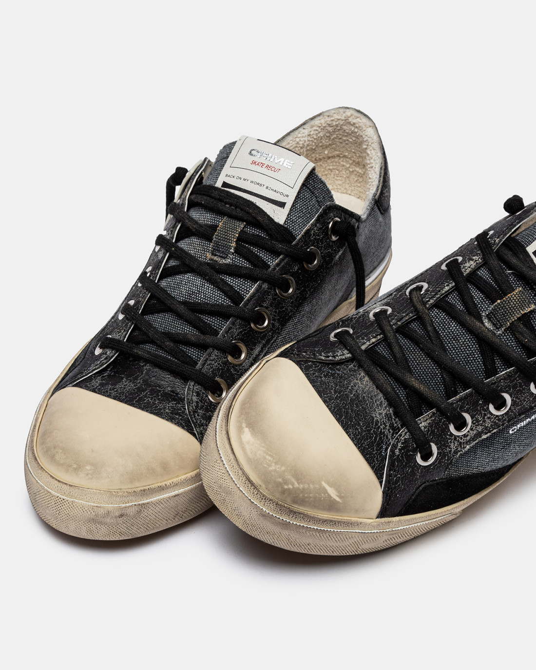 CRIME LONDON: RECUT LOW FADED CARBON