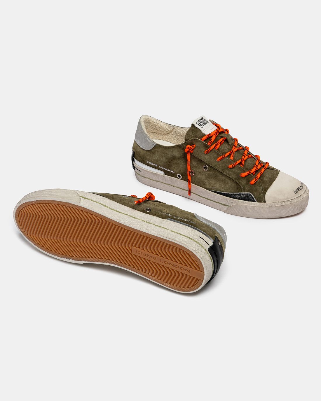 CRIME LONDON: RECUT LOW FOREST GREEN