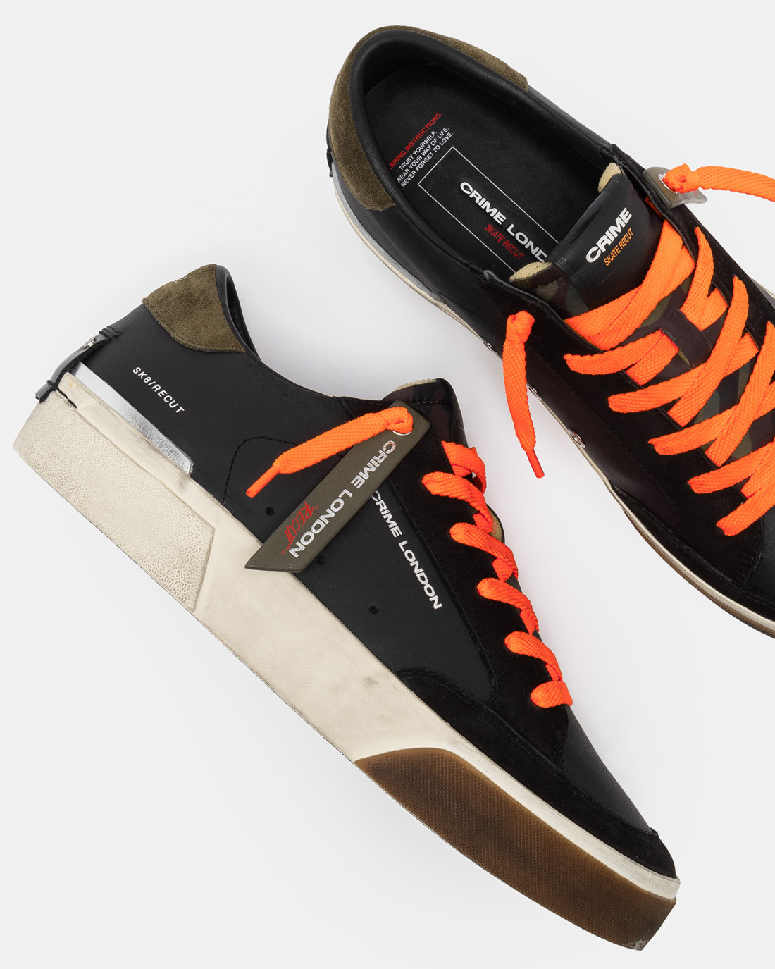 CRIME LONDON: RECUT LOW MAGMA BLACK