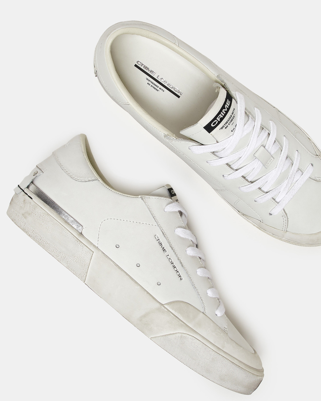 CRIME LONDON: RECUT LOW WHITE